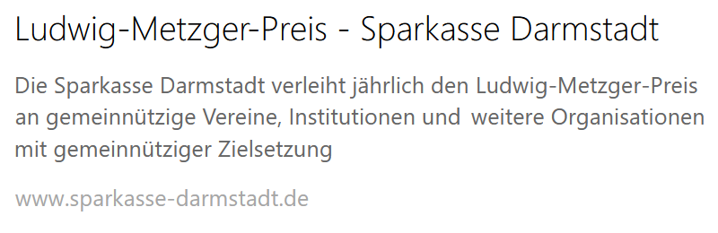 Ludwig-Metzger-Preis